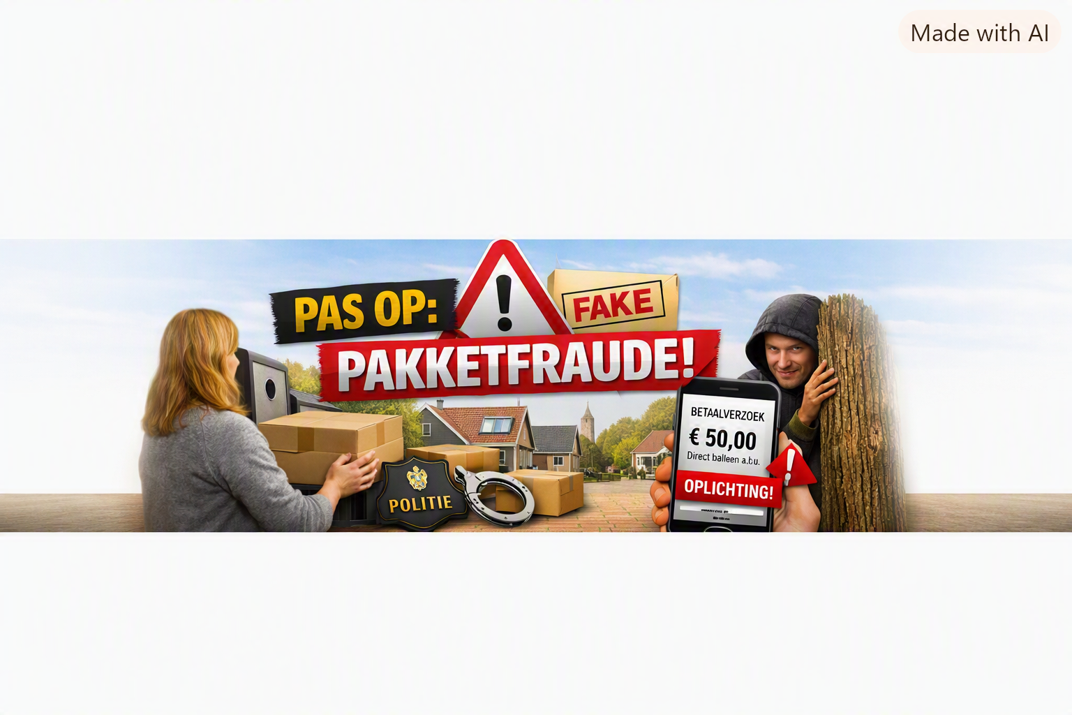 Let op: pakketfraude komt steeds vaker voor