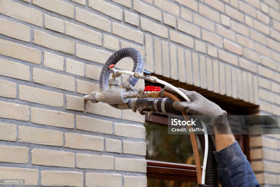 Foto spouuwmuurisolatie
